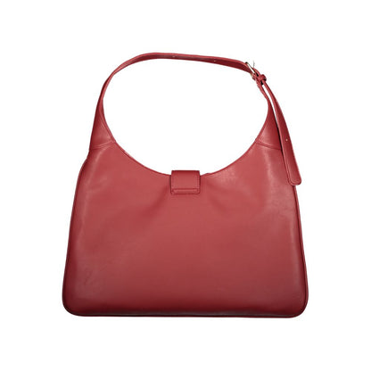 Red Polyethylene Women Handbag-Mario Valentino-LabelTerrace.com