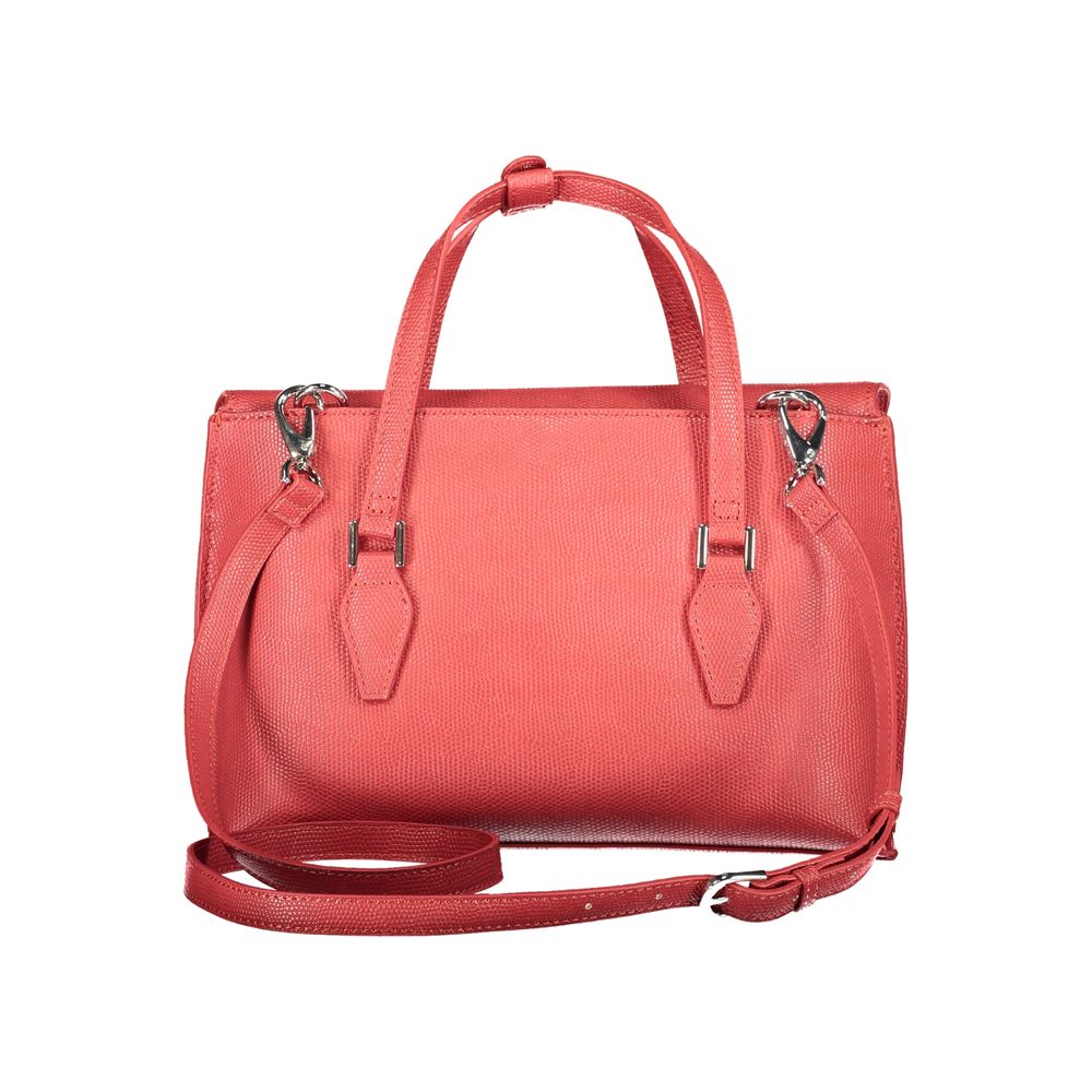 Red Polyethylene Women Handbag-Mario Valentino-LabelTerrace.com