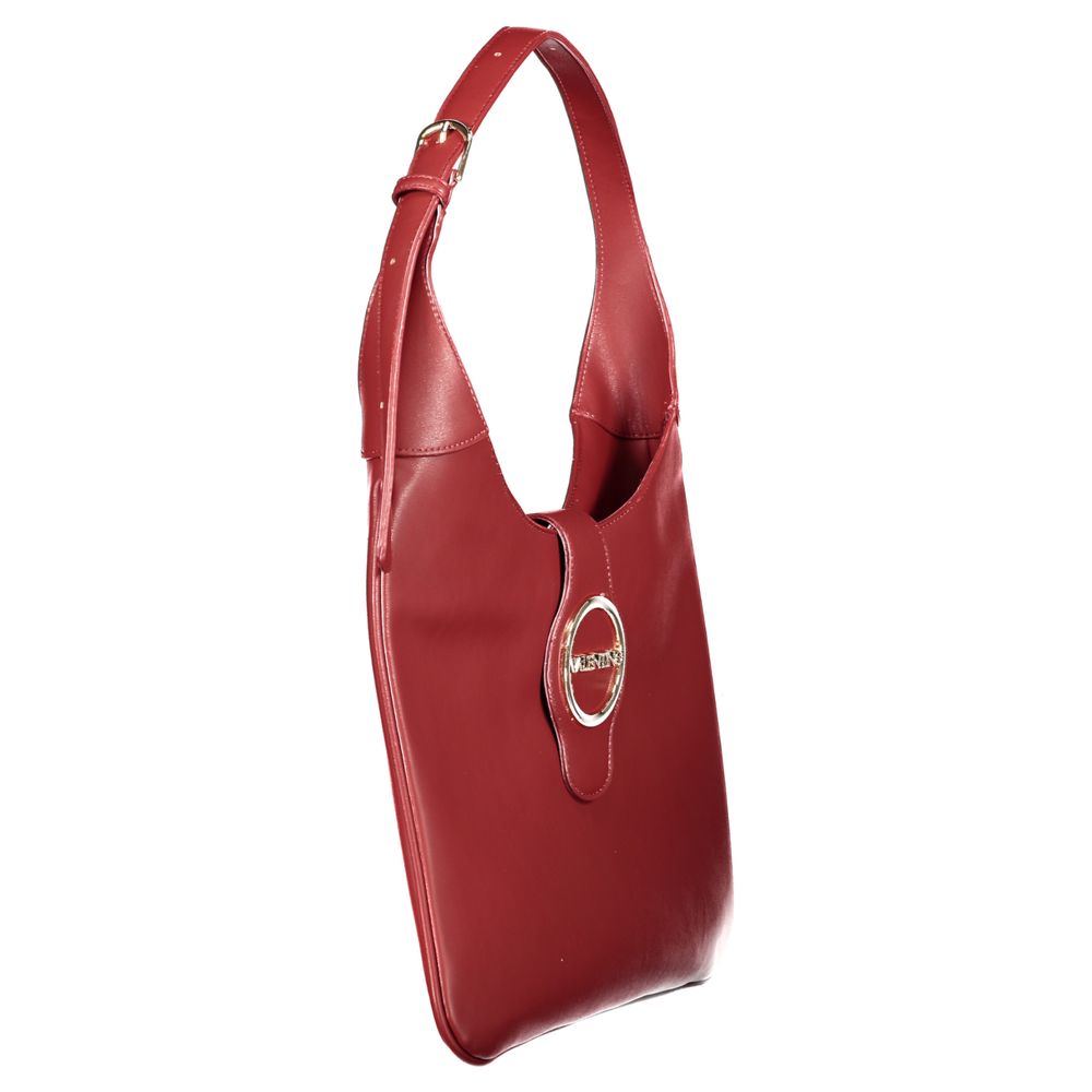 Red Polyethylene Women Handbag-Mario Valentino-LabelTerrace.com
