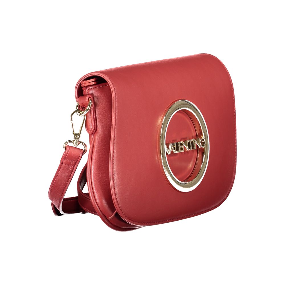 Red Polyethylene Women Handbag-Mario Valentino-LabelTerrace.com
