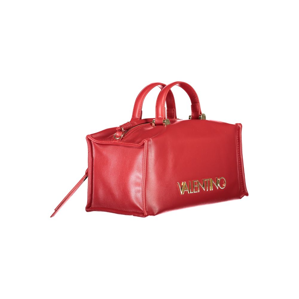 Red Polyethylene Women Handbag-Mario Valentino-LabelTerrace.com