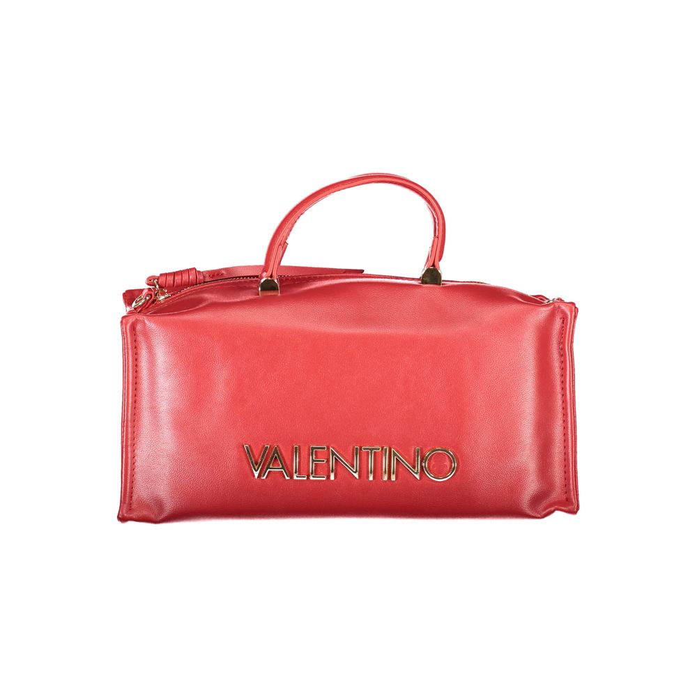 Red Polyethylene Women Handbag-Mario Valentino-LabelTerrace.com