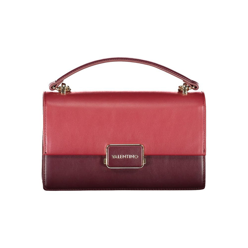 Red Polyethylene Women Handbag-Mario Valentino-LabelTerrace.com