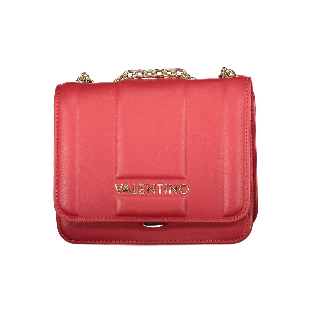 Red Polyethylene Women Handbag-Mario Valentino-LabelTerrace.com