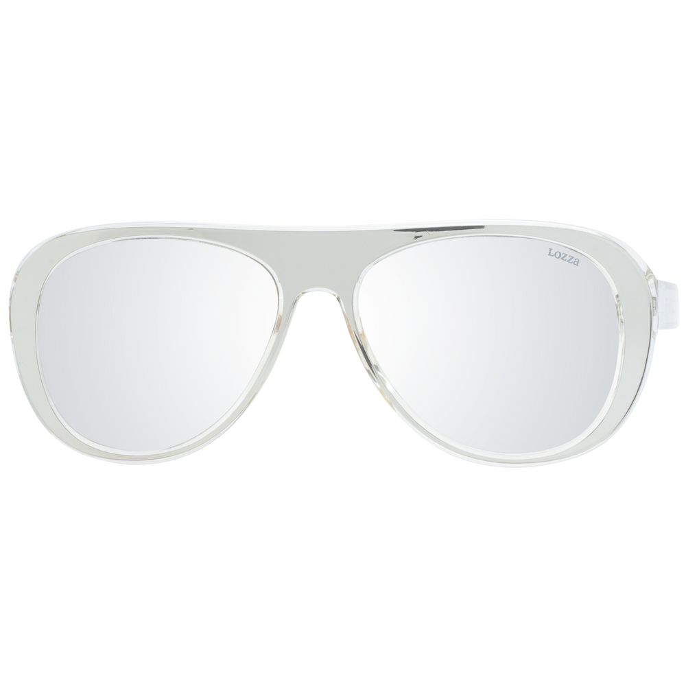 Silver Acetate & Plastic Sunglasses-Lozza-LabelTerrace.com