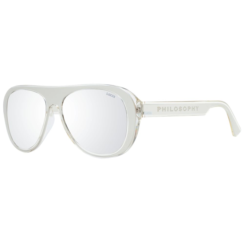 Silver Acetate & Plastic Sunglasses-Lozza-LabelTerrace.com