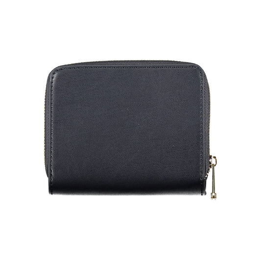 Sleek Blue Polyethylene Wallet-Tommy Hilfiger-LabelTerrace.com