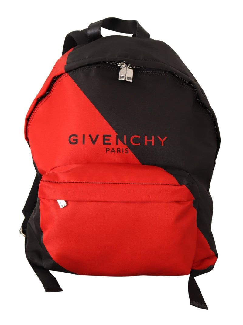 Sleek Urban Backpack in Black and Red-Givenchy-LabelTerrace.com