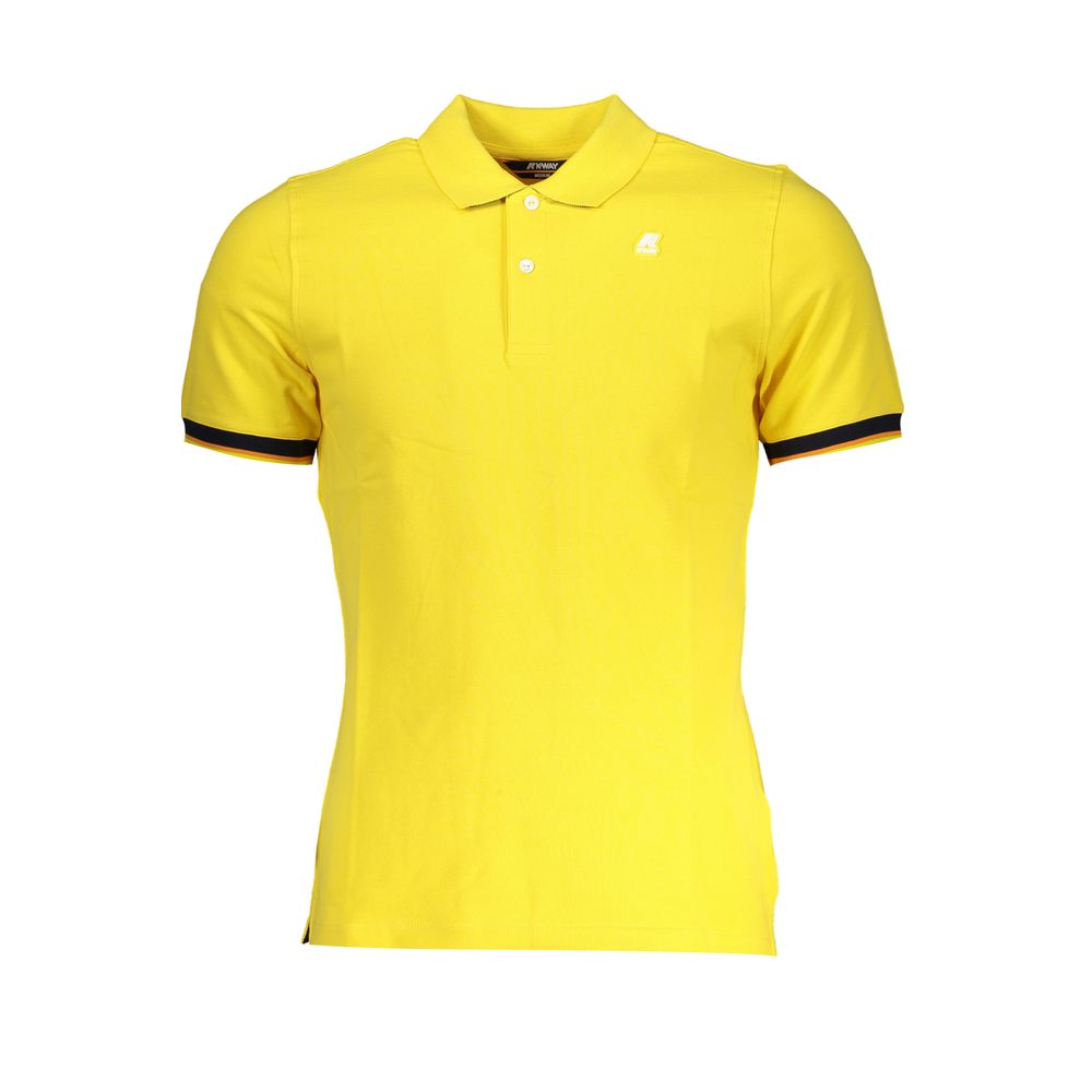 Sunshine Yellow Cotton Blend Polo-K-WAY-LabelTerrace.com
