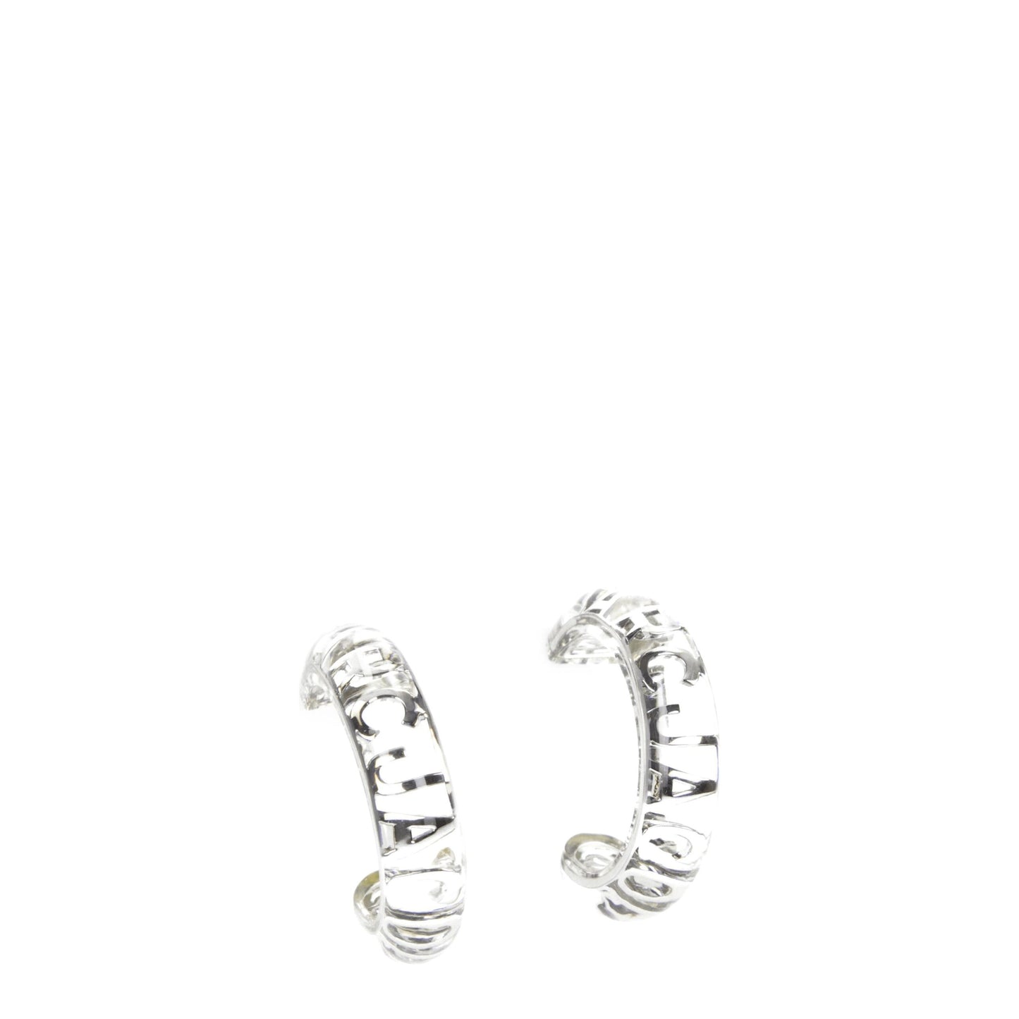 Transparent Plastic Earrings-Marc Jacobs-LabelTerrace.com
