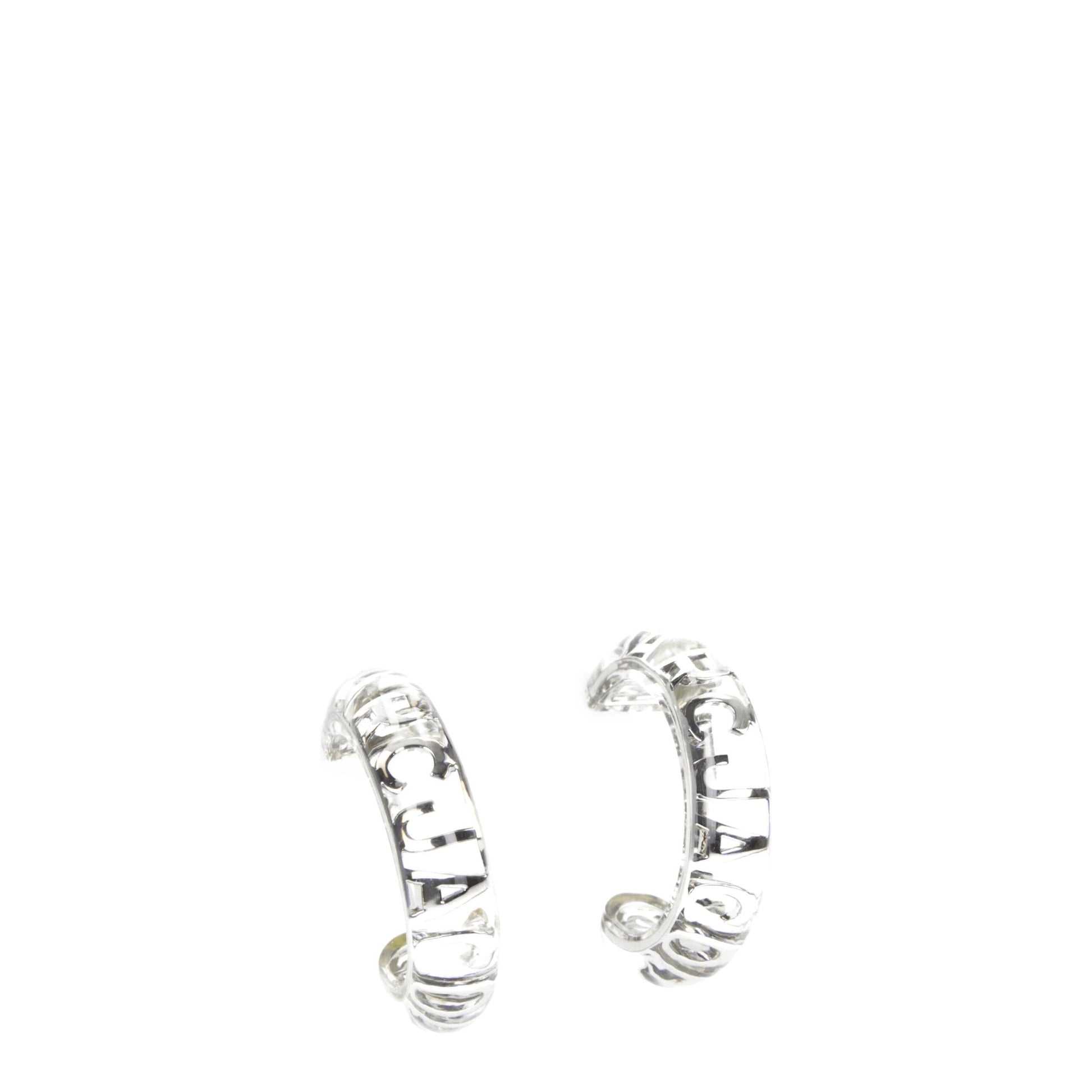 Transparent Plastic Earrings-Marc Jacobs-LabelTerrace.com