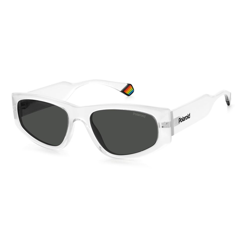 Transparent Plastic Sunglasses-Polaroid-LabelTerrace.com
