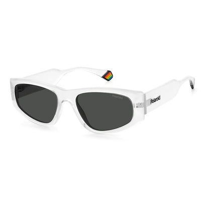 Transparent Plastic Sunglasses-Polaroid-LabelTerrace.com