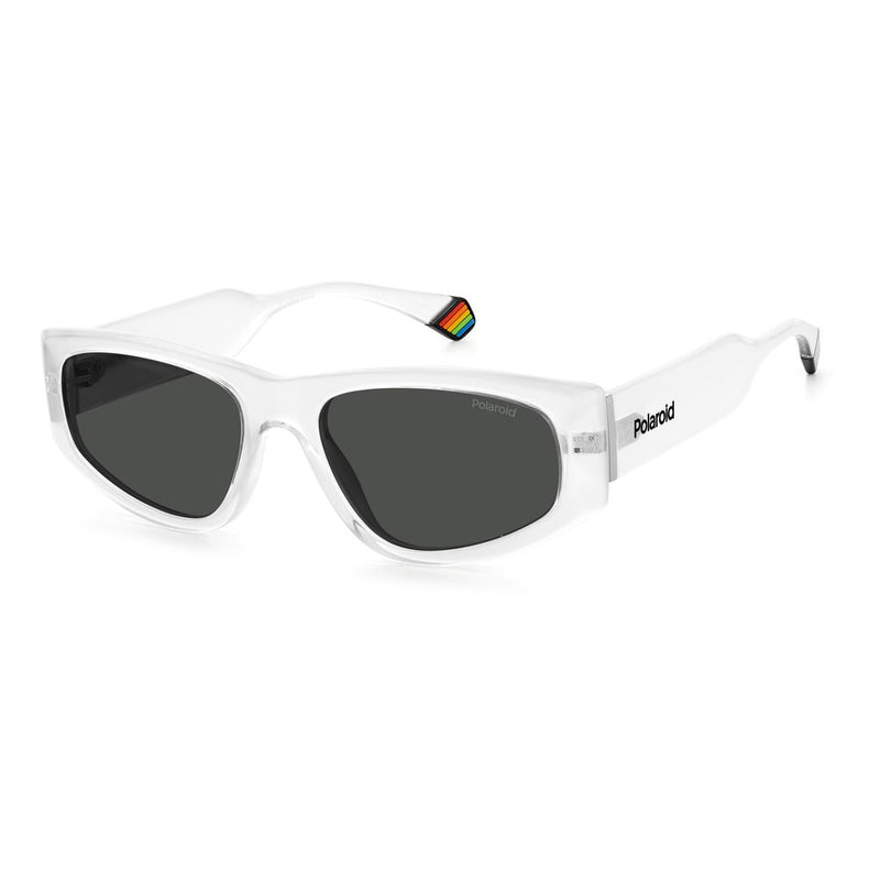 Transparent Plastic Sunglasses-Polaroid-LabelTerrace.com