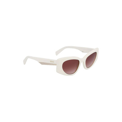 White Acetate Women Sunglasses-Liu Jo-LabelTerrace.com