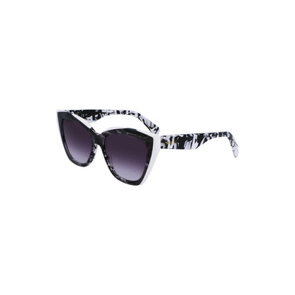 White Acetate Women's Sunglass-Liu Jo-LabelTerrace.com