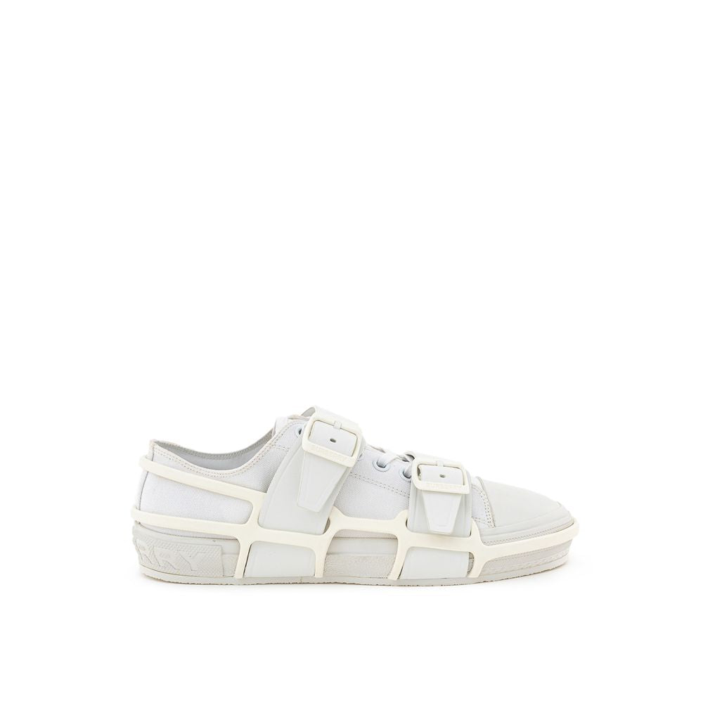 White Cotton Sneaker-Burberry-LabelTerrace.com
