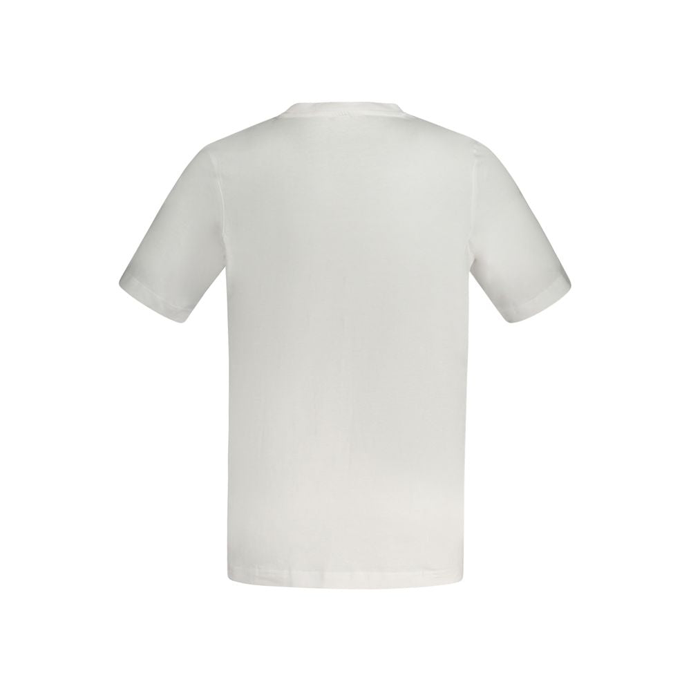 White Cotton Men T-Shirt-Kappa-LabelTerrace.com