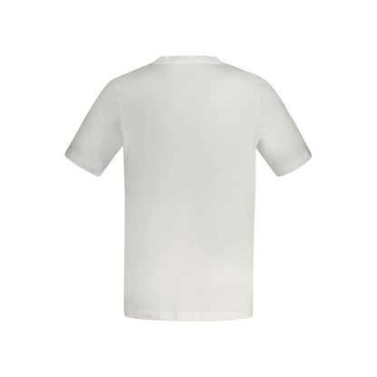 White Cotton Men T-Shirt-Kappa-LabelTerrace.com