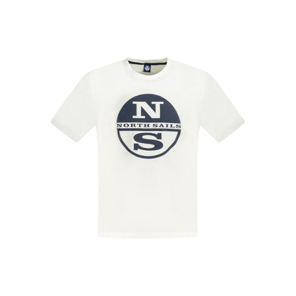 White Cotton Mens TShirt-North Sails-LabelTerrace.com