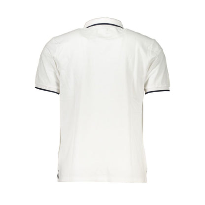 White Cotton Polo Shirt-North Sails-LabelTerrace.com