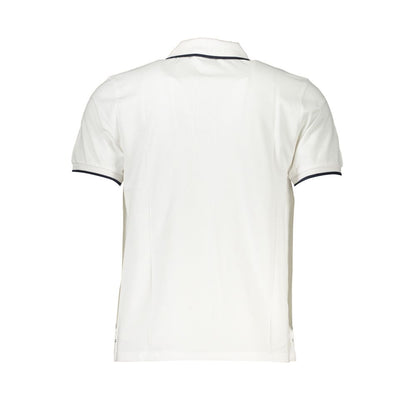 White Cotton Polo Shirt-North Sails-LabelTerrace.com