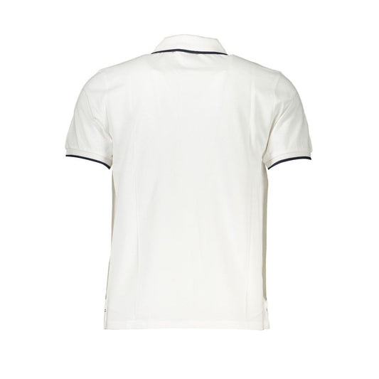White Cotton Polo Shirt-North Sails-LabelTerrace.com