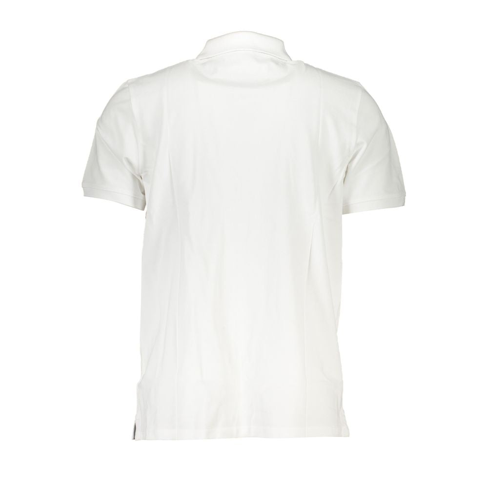 White Cotton Polo Shirt-Timberland-LabelTerrace.com