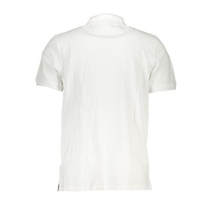 White Cotton Polo Shirt-Timberland-LabelTerrace.com