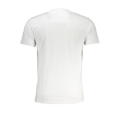 White Cotton T-Shirt-Cavalli Class-LabelTerrace.com