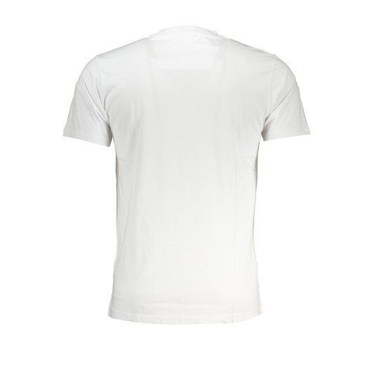 White Cotton T-Shirt-Cavalli Class-LabelTerrace.com