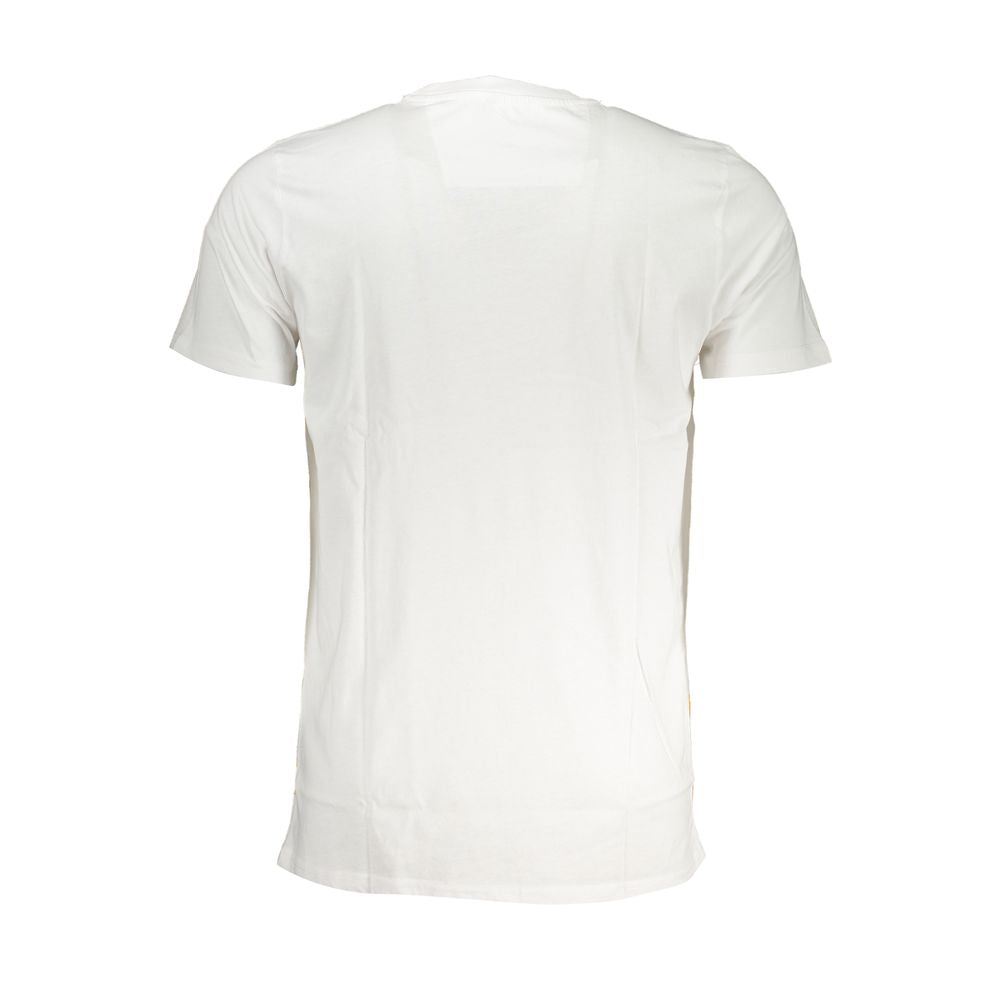 White Cotton T-Shirt-Cavalli Class-LabelTerrace.com