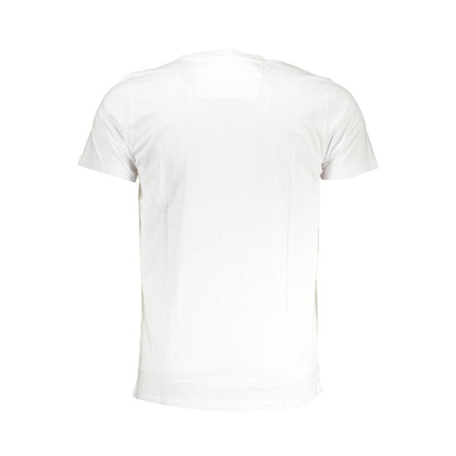 White Cotton T-Shirt-Cavalli Class-LabelTerrace.com