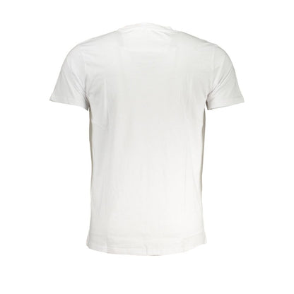 White Cotton T-Shirt-Cavalli Class-LabelTerrace.com