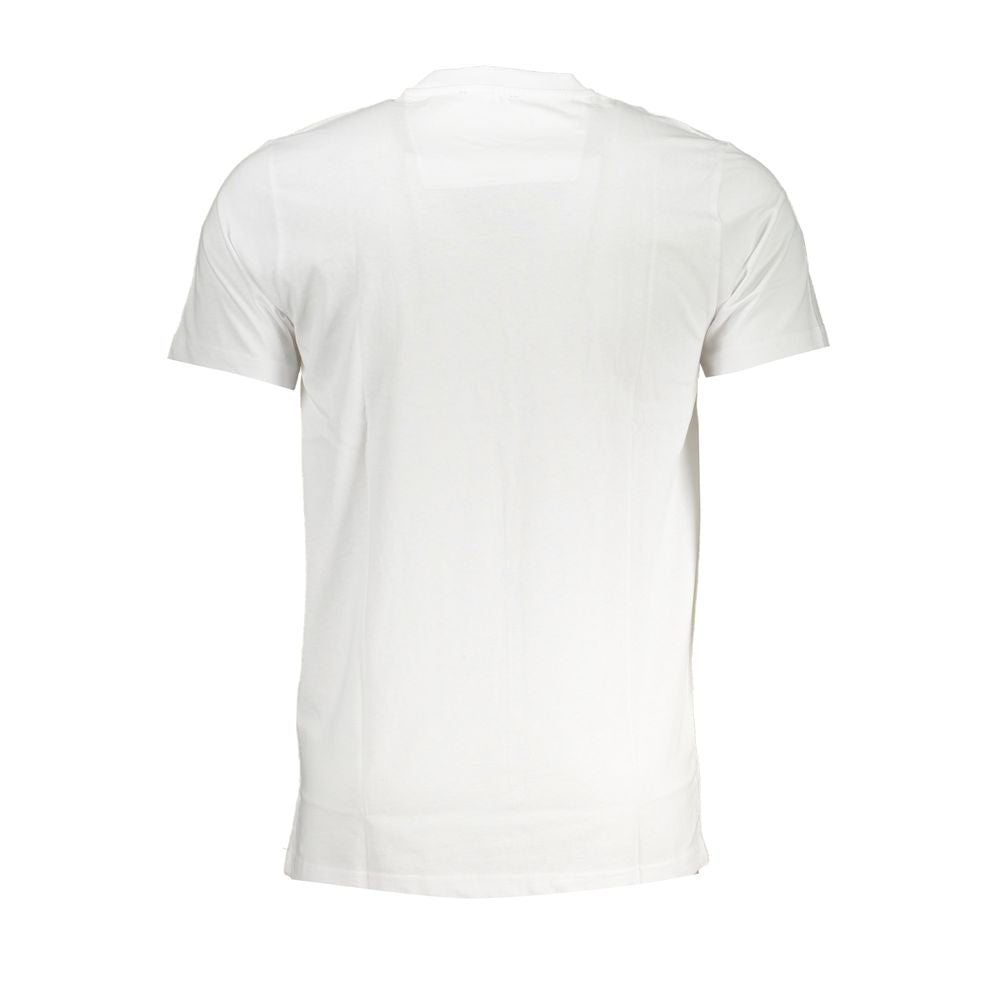 White Cotton T-Shirt-Cavalli Class-LabelTerrace.com