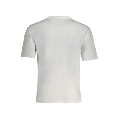White Cotton T-Shirt-K-WAY-LabelTerrace.com