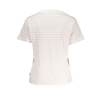 White Cotton Women T-Shirt-K-WAY-LabelTerrace.com