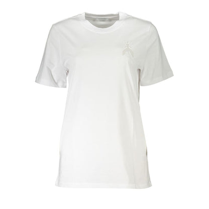 White Cotton Women Top-Patrizia Pepe-LabelTerrace.com
