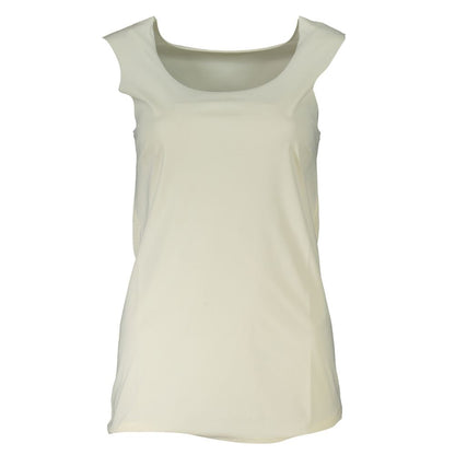White Elastane Tank Top-Patrizia Pepe-LabelTerrace.com