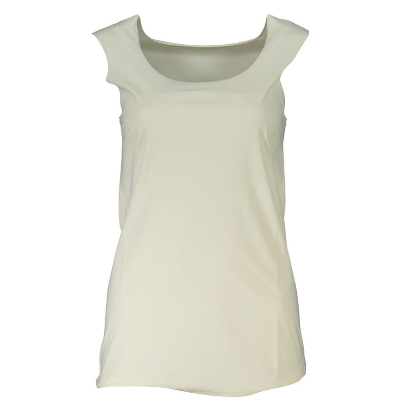 White Elastane Tank Top-Patrizia Pepe-LabelTerrace.com