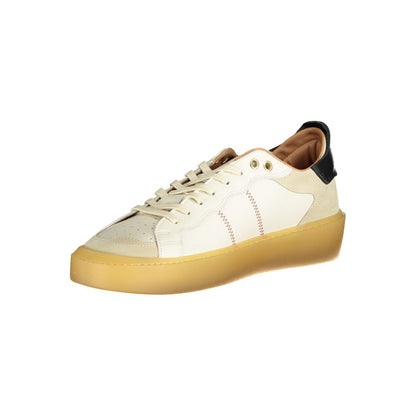 White Leather Men Sneaker-Blauer-LabelTerrace.com