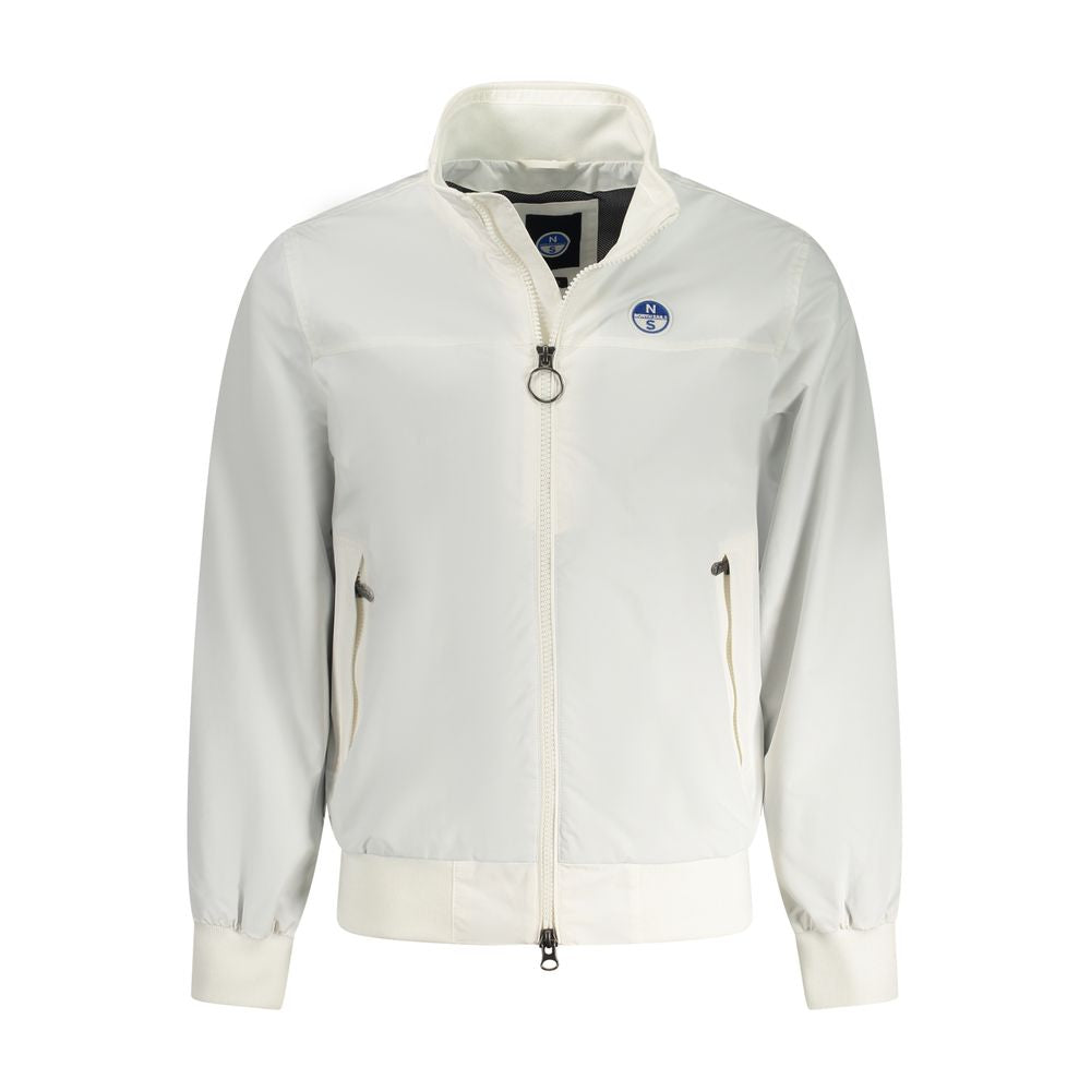 White Polyamide Men Jacket-North Sails-LabelTerrace.com