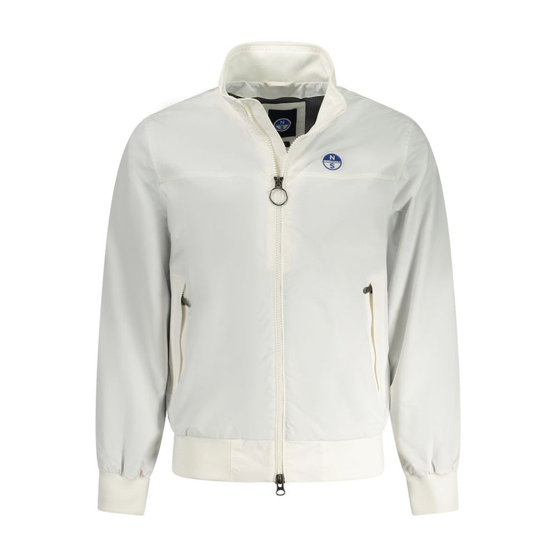 White Polyamide Men Jacket-North Sails-LabelTerrace.com