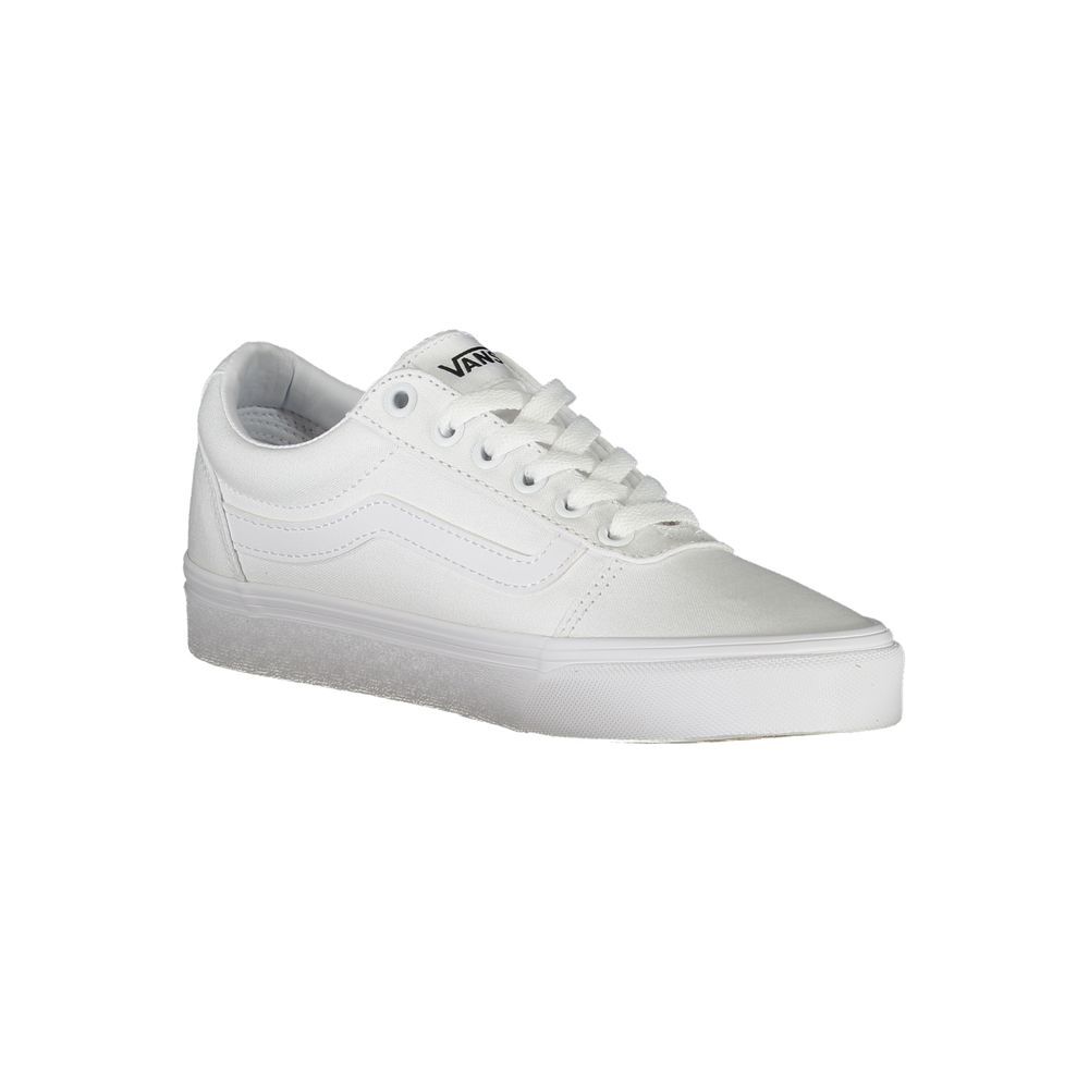 White Polyester Sneaker-Vans-LabelTerrace.com