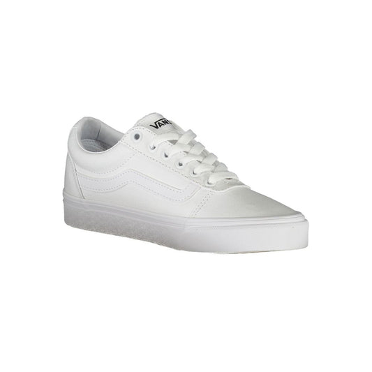 White Polyester Sneaker-Vans-LabelTerrace.com