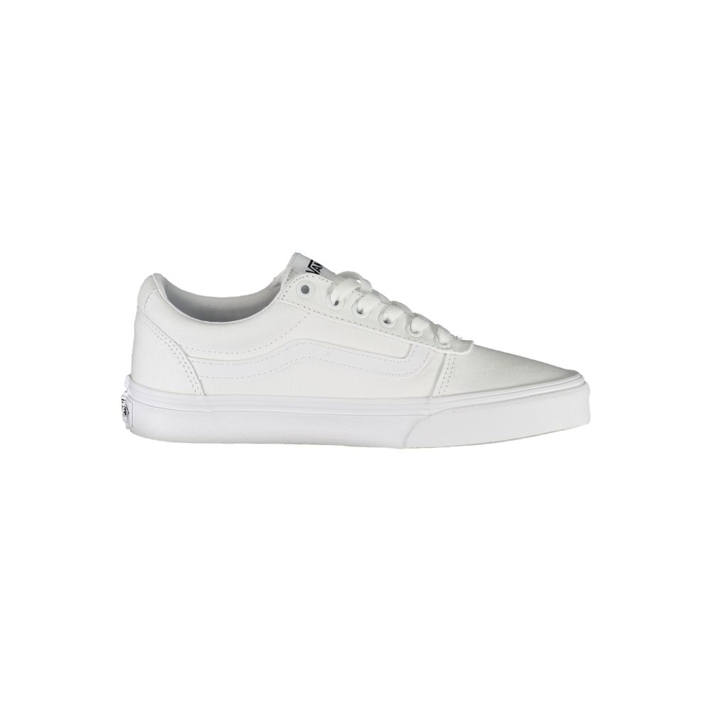 White Polyester Sneaker-Vans-LabelTerrace.com