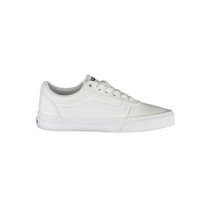 White Polyester Sneaker-Vans-LabelTerrace.com