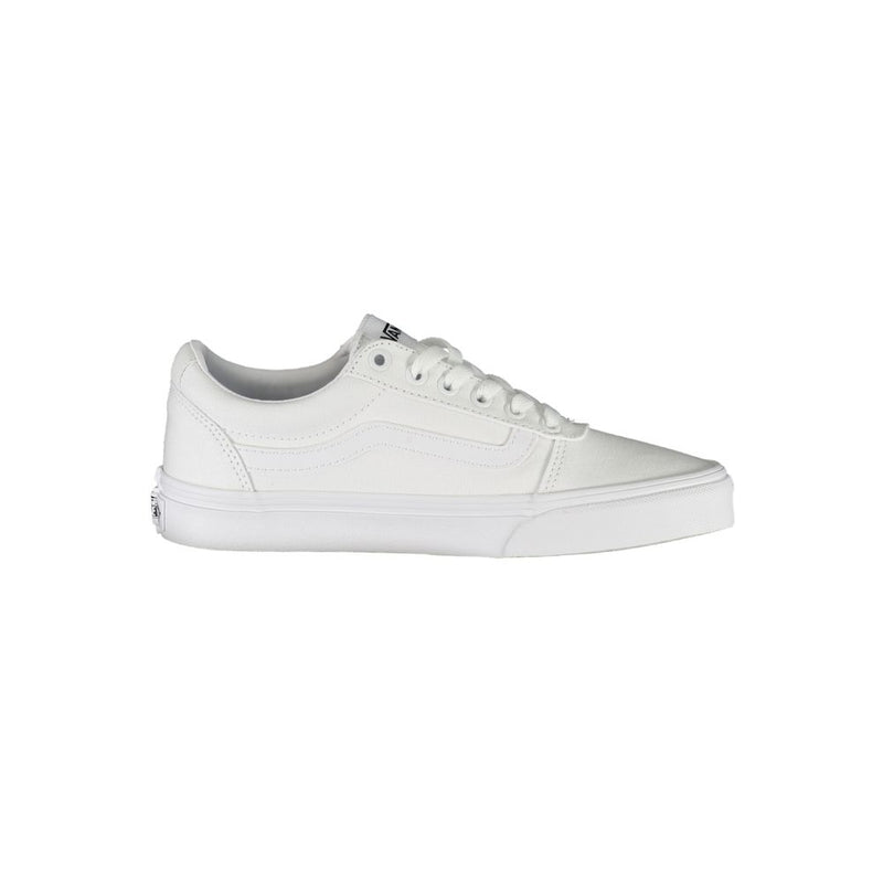 White Polyester Sneaker-Vans-LabelTerrace.com