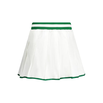 White Polyester Women Skirt-Guess Jeans-LabelTerrace.com