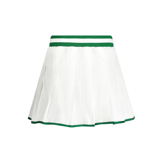 White Polyester Women Skirt-Guess Jeans-LabelTerrace.com